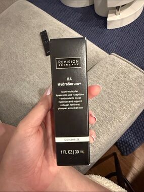 Revision Skincare HA HydraSerum+ Hydrating Face Serum — Black